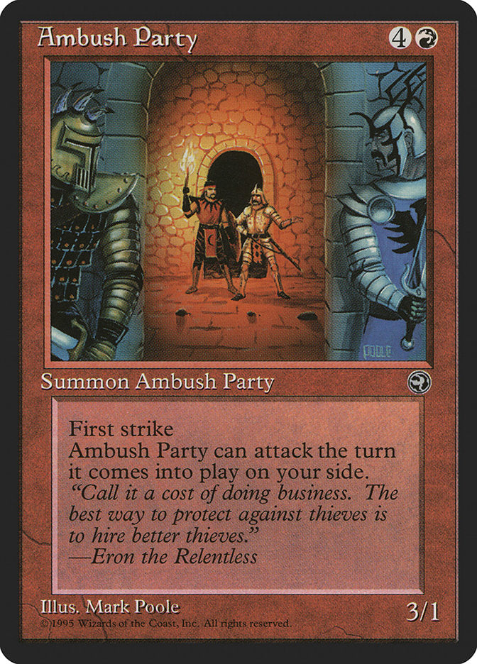 Ambush Party (Eron Flavor Text) [Homelands] | Exor Games Bridgewater