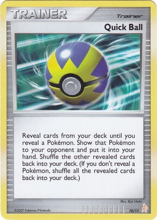 Quick Ball (10/11) [Diamond & Pearl: Trainer Kit - Lucario] | Exor Games Bridgewater