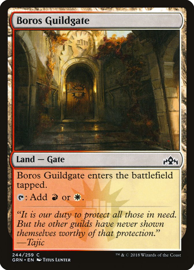 Boros Guildgate (244/259) [Guilds of Ravnica] | Exor Games Bridgewater