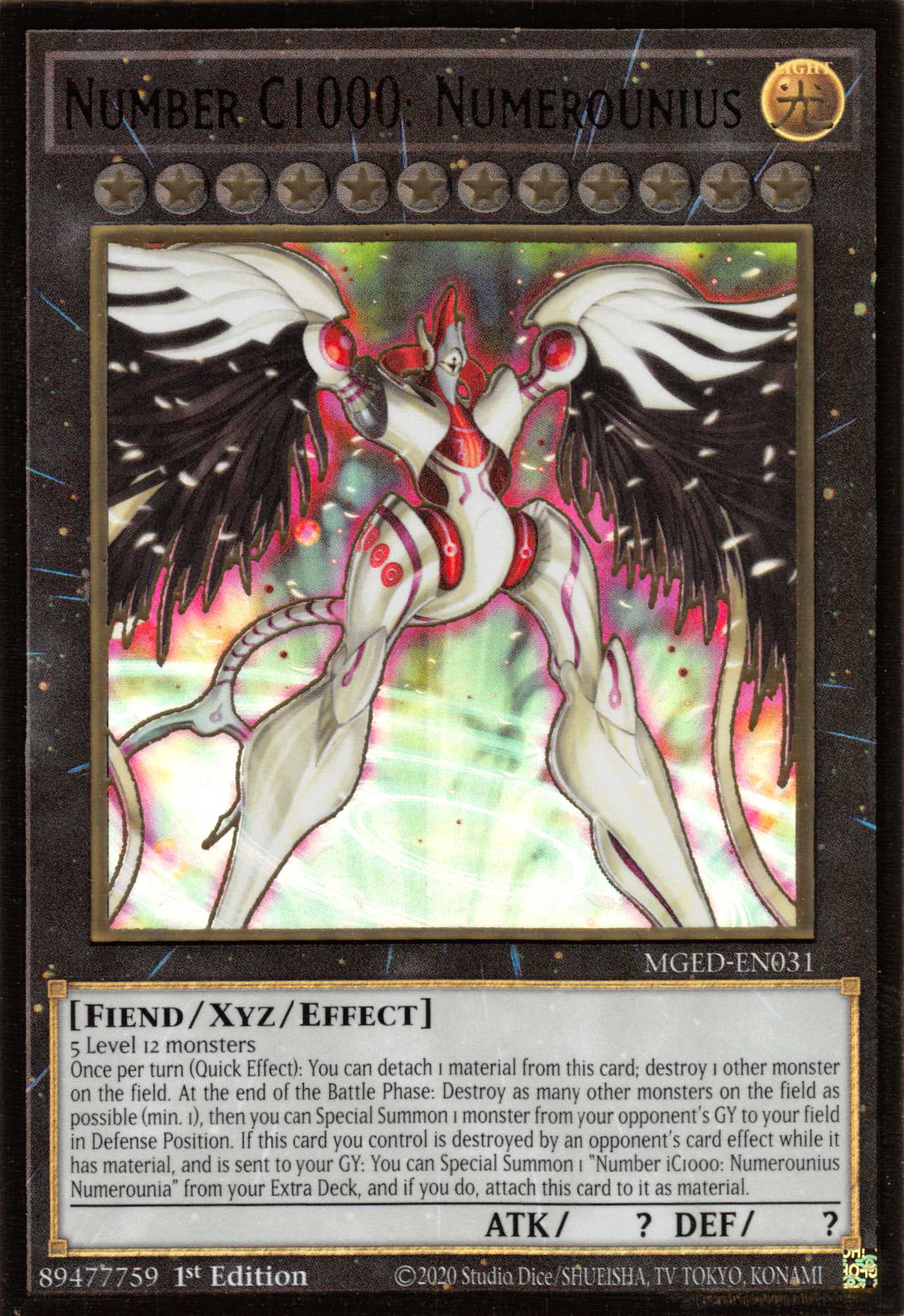 Number C1000: Numerounius [MGED-EN031] Gold Rare | Exor Games Bridgewater