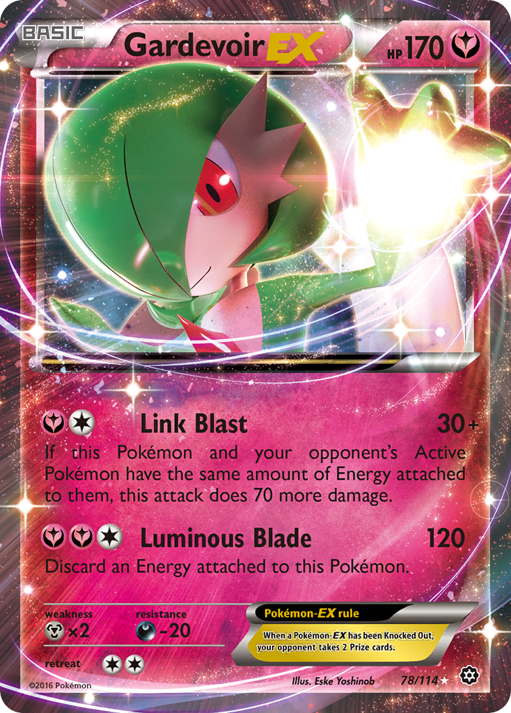 Gardevoir EX (78/114) [XY: Steam Siege] | Exor Games Bridgewater