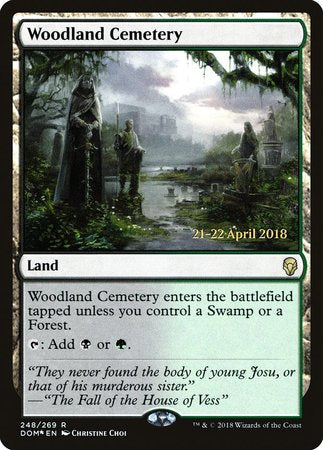 Woodland Cemetery [Dominaria Promos] | Exor Games Bridgewater