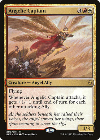 Angelic Captain [Battle for Zendikar] | Exor Games Bridgewater