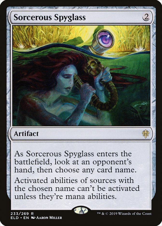 Sorcerous Spyglass [Throne of Eldraine] | Exor Games Bridgewater