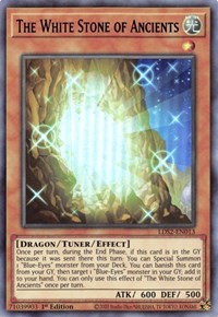 The White Stone of Ancients (Blue) [LDS2-EN013] Ultra Rare | Exor Games Bridgewater