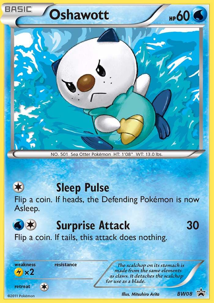 Oshawott (BW08) [Black & White: Black Star Promos] | Exor Games Bridgewater