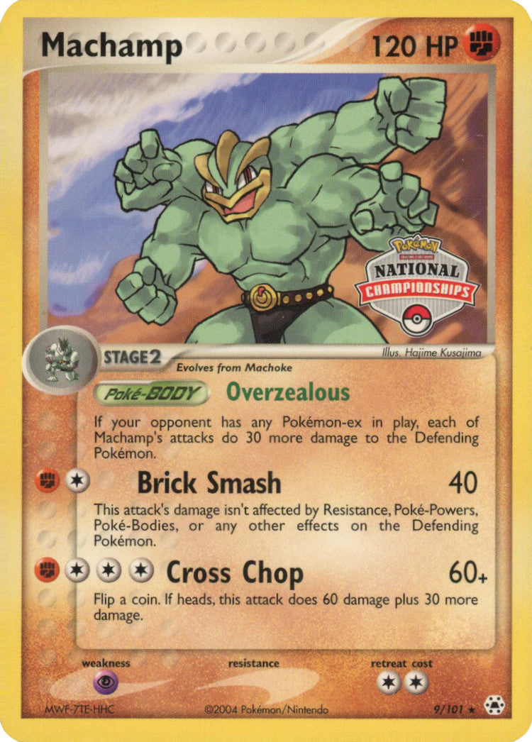 Machamp (9/101) (National Championships Promo) [EX: Hidden Legends] | Exor Games Bridgewater