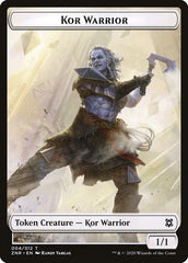 Kor Warrior Token [Zendikar Rising] | Exor Games Bridgewater