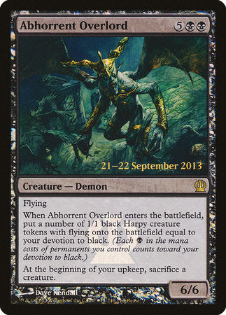 Abhorrent Overlord [Theros Promos] | Exor Games Bridgewater