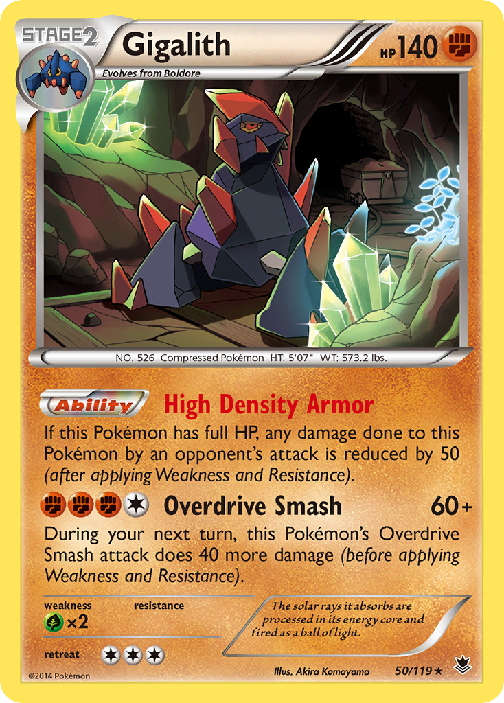 Gigalith (50/119) [XY: Phantom Forces] | Exor Games Bridgewater