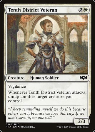 Tenth District Veteran [Ravnica Allegiance] | Exor Games Bridgewater