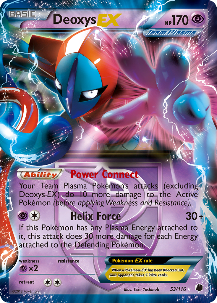 Deoxys EX (53/116) [Black & White: Plasma Freeze] | Exor Games Bridgewater