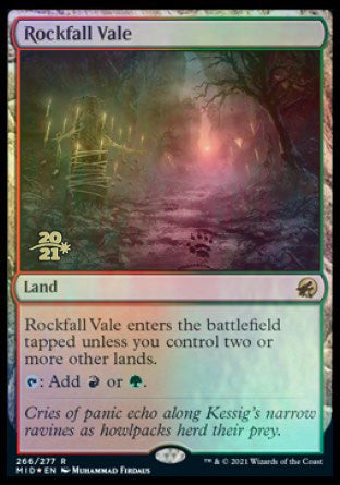 Rockfall Vale [Innistrad: Midnight Hunt Prerelease Promos] | Exor Games Bridgewater