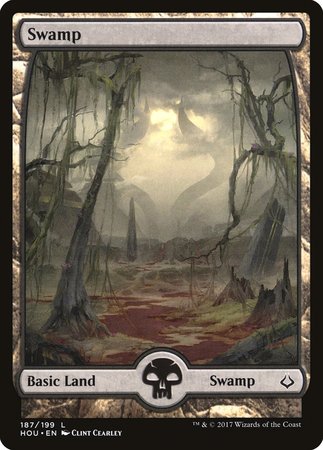 Swamp (187) - Full Art [Hour of Devastation] | Exor Games Bridgewater