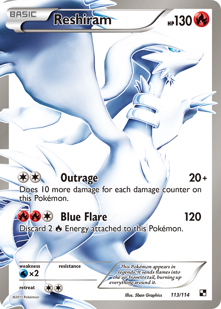 Reshiram (113/114) [Black & White: Base Set] | Exor Games Bridgewater