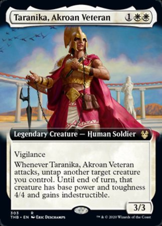 Taranika, Akroan Veteran (Extended Art) [Theros Beyond Death] | Exor Games Bridgewater