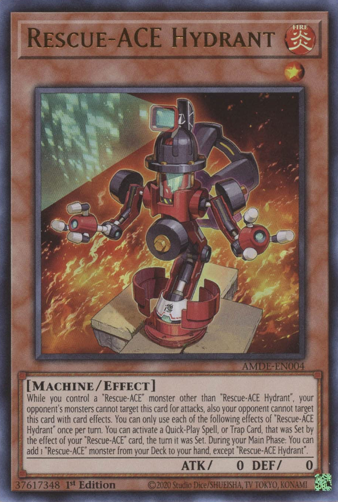 Rescue-ACE Hydrant [AMDE-EN004] Ultra Rare | Exor Games Bridgewater