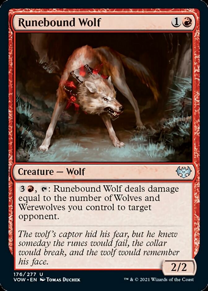 Runebound Wolf [Innistrad: Crimson Vow] | Exor Games Bridgewater