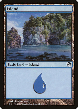 Island (98) [Duels of the Planeswalkers] | Exor Games Bridgewater