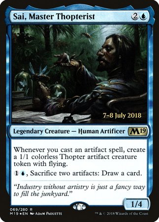 Sai, Master Thopterist [Core Set 2019 Promos] | Exor Games Bridgewater