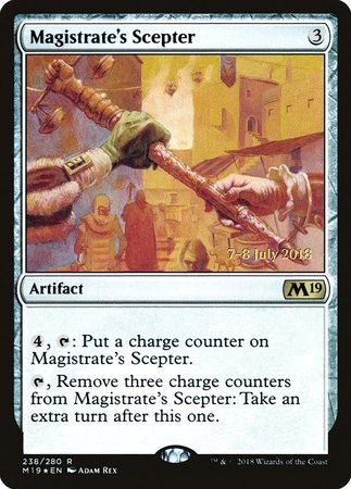 Magistrate's Scepter [Core Set 2019 Promos] | Exor Games Bridgewater