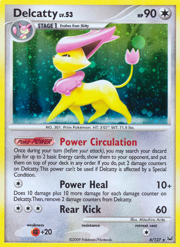 Delcatty (4/127) [Platinum: Base Set] | Exor Games Bridgewater