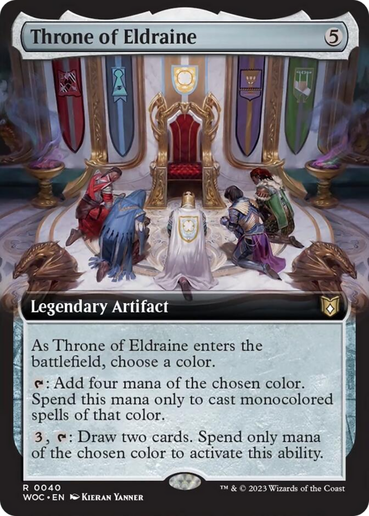 Throne of Eldraine (Extended Art) [Wilds of Eldraine Commander] | Exor Games Bridgewater