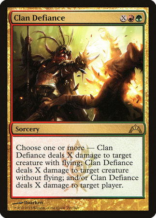 Clan Defiance [Gatecrash] | Exor Games Bridgewater