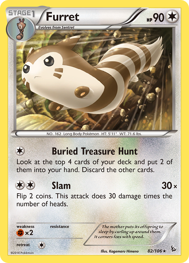 Furret (82/106) [XY: Flashfire] | Exor Games Bridgewater