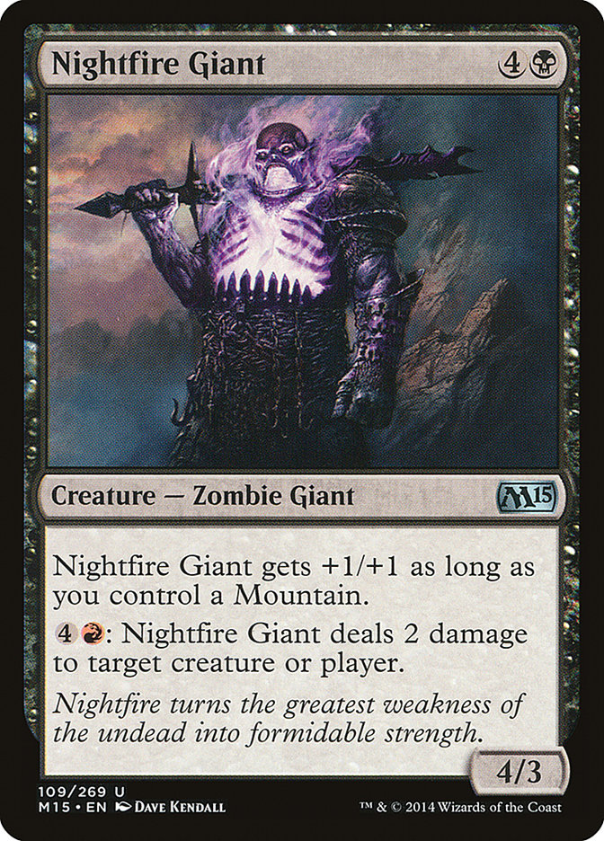 Nightfire Giant [Magic 2015] | Exor Games Bridgewater