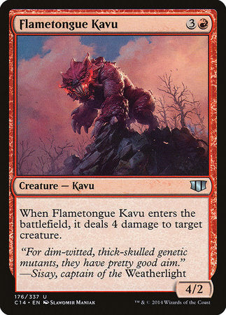 Flametongue Kavu [Commander 2014] | Exor Games Bridgewater