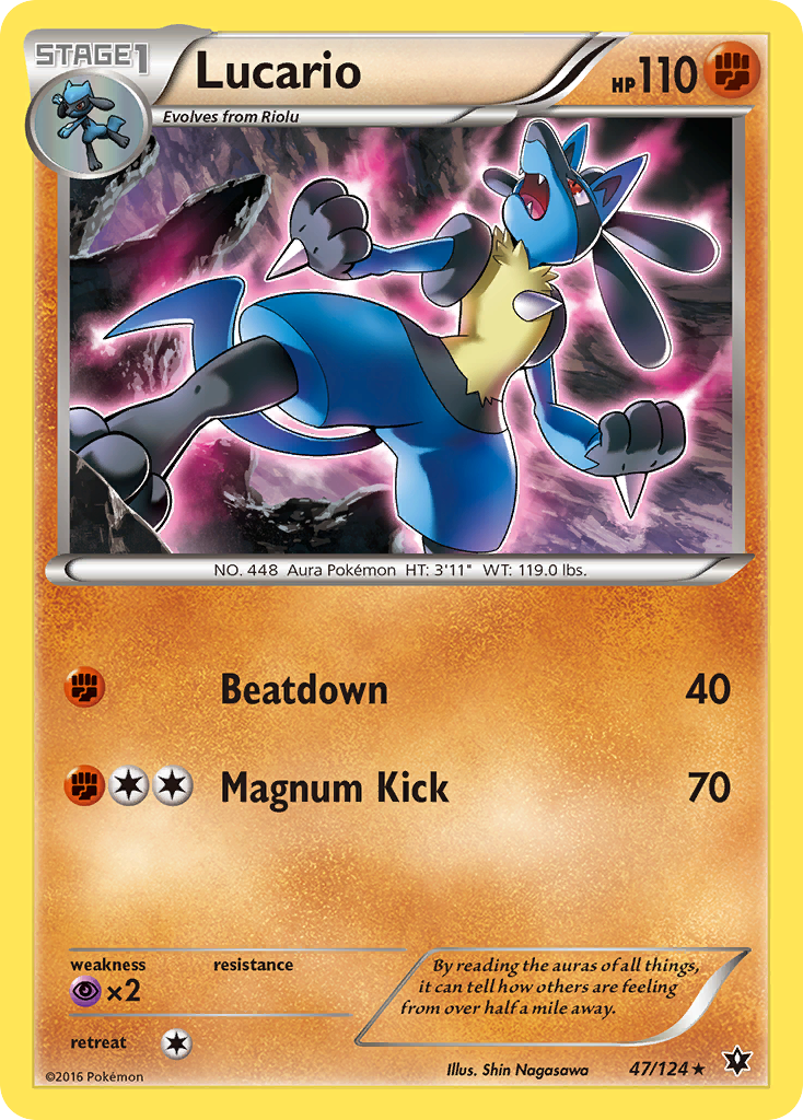 Lucario (47/124) [XY: Fates Collide] | Exor Games Bridgewater