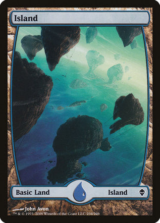 Island (234) - Full Art [Zendikar] | Exor Games Bridgewater