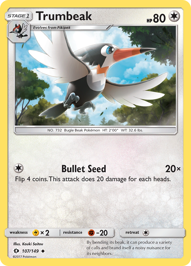 Trumbeak (107/149) [Sun & Moon: Base Set] | Exor Games Bridgewater