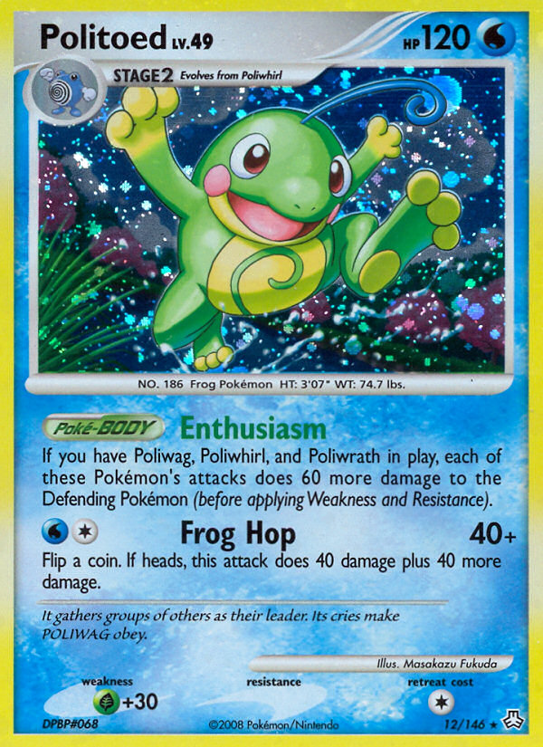 Politoed (12/146) [Diamond & Pearl: Legends Awakened] | Exor Games Bridgewater