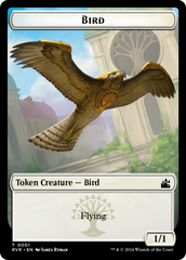 Bird // Zombie Double-Sided Token [Ravnica Remastered Tokens] | Exor Games Bridgewater
