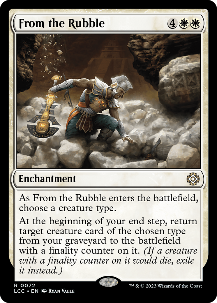 From the Rubble [The Lost Caverns of Ixalan Commander] | Exor Games Bridgewater