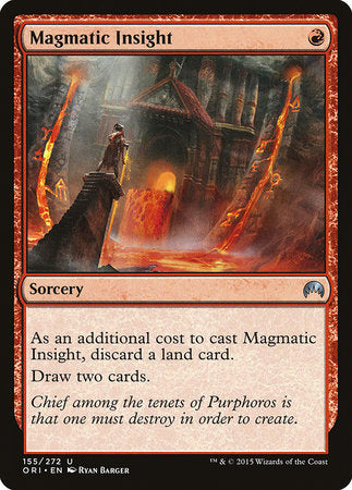 Magmatic Insight [Magic Origins] | Exor Games Bridgewater