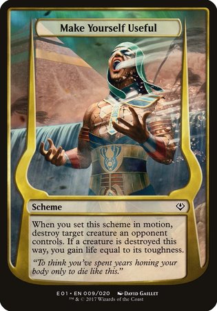 Make Yourself Useful (Archenemy: Nicol Bolas) [Archenemy: Nicol Bolas Schemes] | Exor Games Bridgewater