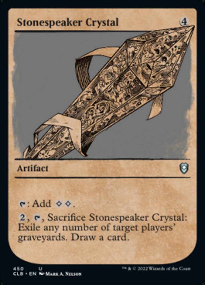 Stonespeaker Crystal (Showcase) [Commander Legends: Battle for Baldur's Gate] | Exor Games Bridgewater