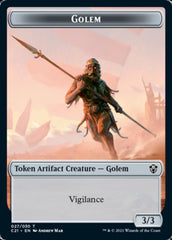 Golem (027) // Thopter Token [Commander 2021 Tokens] | Exor Games Bridgewater