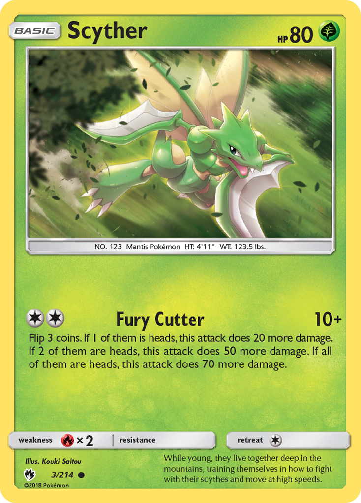 Scyther (3/214) [Sun & Moon: Lost Thunder] | Exor Games Bridgewater