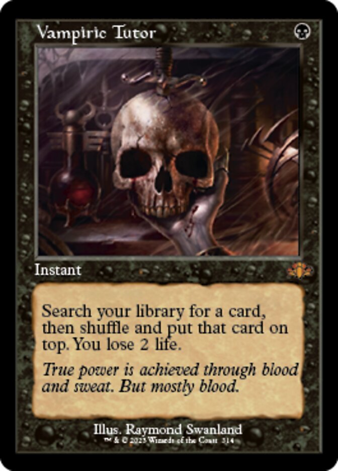 Vampiric Tutor (Retro) [Dominaria Remastered] | Exor Games Bridgewater