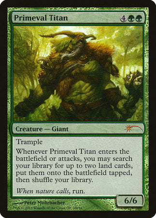 Primeval Titan [Grand Prix Promos] | Exor Games Bridgewater