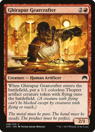 Ghirapur Gearcrafter [Magic Origins] | Exor Games Bridgewater
