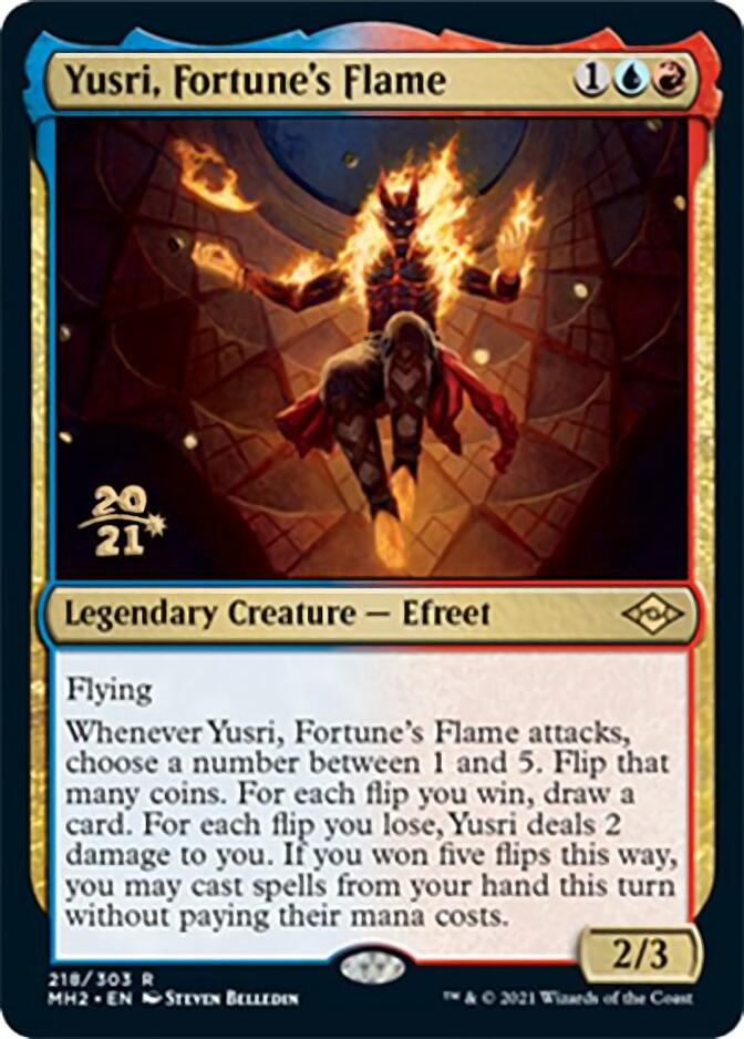 Yusri, Fortune's Flame [Modern Horizons 2 Prerelease Promos] | Exor Games Bridgewater