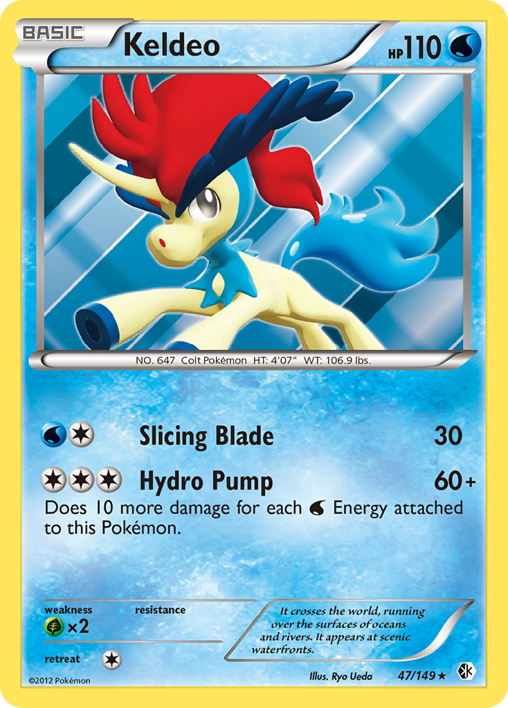 Keldeo (47/149) [Black & White: Boundaries Crossed] | Exor Games Bridgewater