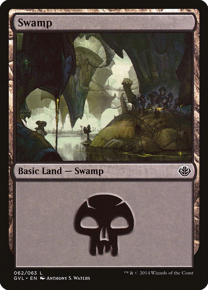 Swamp (62) (Garruk vs. Liliana) [Duel Decks Anthology] | Exor Games Bridgewater