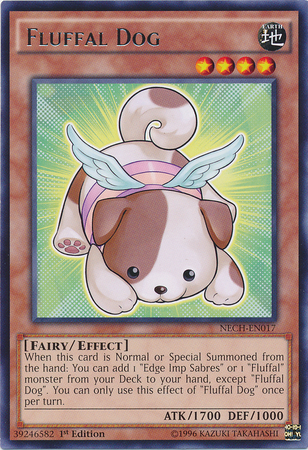 Fluffal Dog [NECH-EN017] Rare | Exor Games Bridgewater