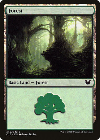 Forest (342) [Commander 2015] | Exor Games Bridgewater